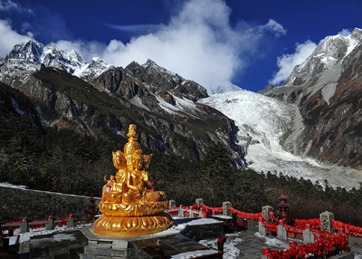 成都新都桥 稻城亚丁 海螺沟 木雅圣地川西纯景5日游 8人团保姆车