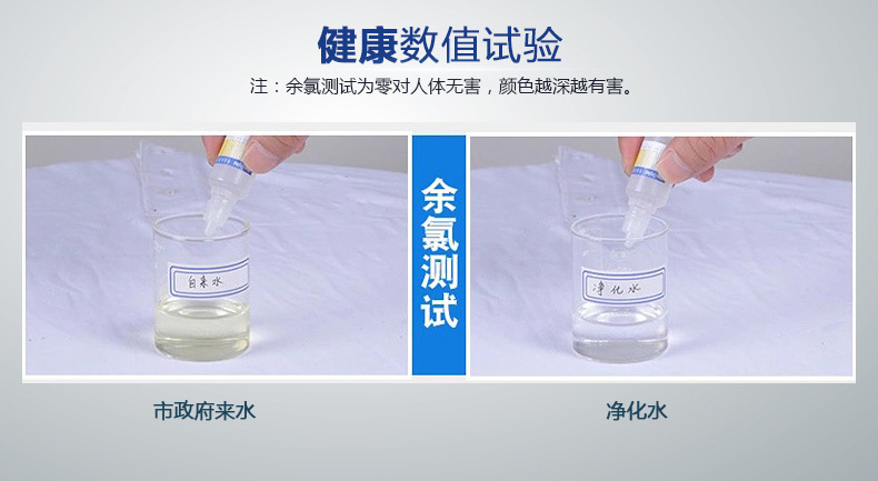 家用净水器余氯测试